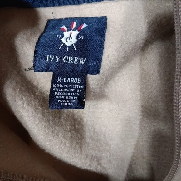 Ivy Crew mens X-large Quarter zip pullover - Picture 3 of 5